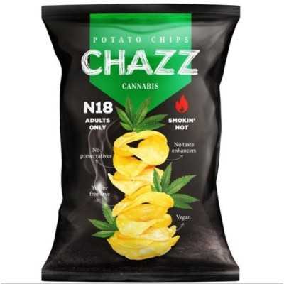 Chazz Potato Chips with Hemp & Jalapeno – Chips alla Cannabis e Peperoncino