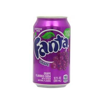 Fanta grape flavor (can)