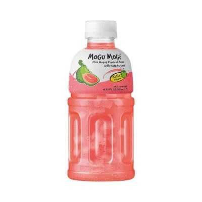 Mogu Mogu Guava Rosa 320 ml - bevanda al gusto di guava con nata de coco