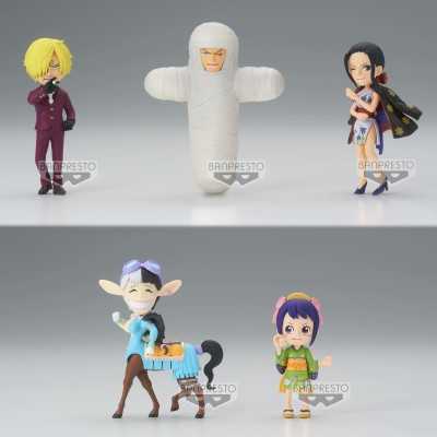 ONE PIECE - Wanokuni Onigashima World Collectable Figure vol. 5 Pacco Completo 7 cm