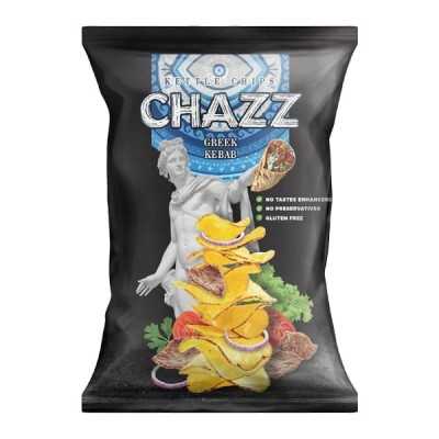 Chazz Potato Chips Greek Kebab Flavour – Patatine Chazz gusto Kebab greco