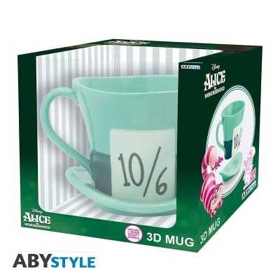 DISNEY - Alice Mad Hatter Hat Tazza 3D e piattino 270 ml