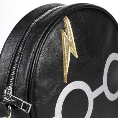 HARRY POTTER Black round handbag