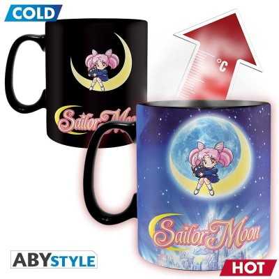 SAILOR MOON - Sailor&Chibi Tazza Heat Change 460 ml