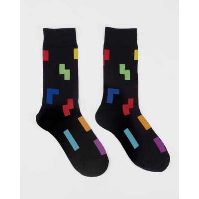 Tetris Regular Socks "Tetriminos Pattern" - Calze