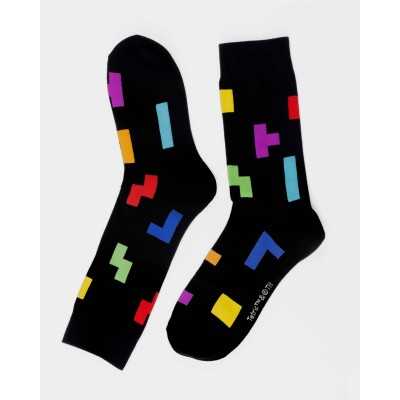 Tetris Regular Socks "Tetriminos Pattern" - Calze