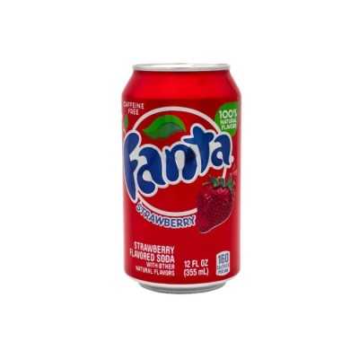 Fanta Strawberry - gusto fragola (lattina) 355 ml