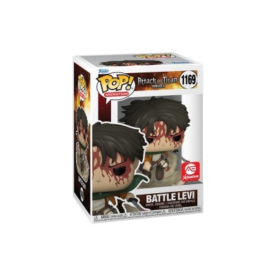 ATTACK ON TITAN - Battle Levi AE Exclusive Funko Pop Animation 9 cm