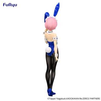 RE: ZERO - Ram Blue Color Ver. BiCute Bunnies Furyu PVC Figure 30 cm
