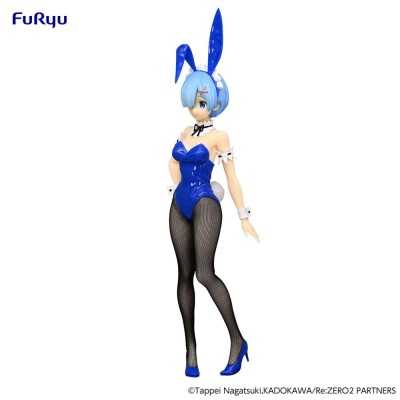 RE: ZERO - Rem Blue Color Ver. BiCute Bunnies Furyu PVC Figure 30 cm