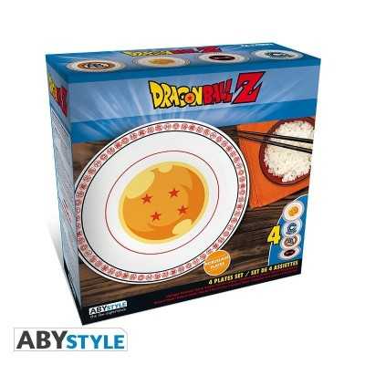 DRAGON BALL - Set di 4 Piatti