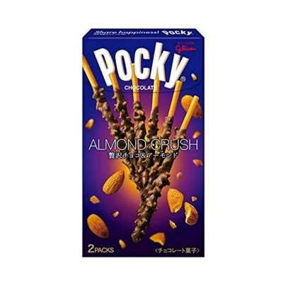 Pocky almond crush - Pocky al cioccolato con scaglie di mandorle