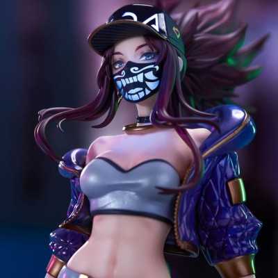 LEAGUE OF LEGENDS - K/DA Akali 1/7 Apex PVC Figure 25 cm