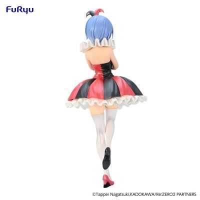 RE: ZERO - Rem in Circus Pearl Color Ver. SSS Furyu PVC Figure 21 cm