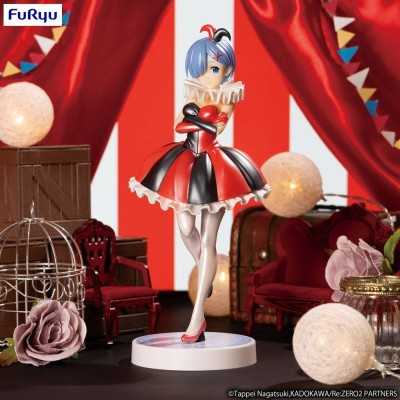 RE: ZERO - Rem in Circus Pearl Color Ver. SSS Furyu PVC Figure 21 cm