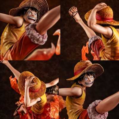 ONE PIECE - Luffy & Ace Bond between brothers 20th Limited Ver. P.O.P NEO-Maximum MegaHouse PVC Figure 25 cm