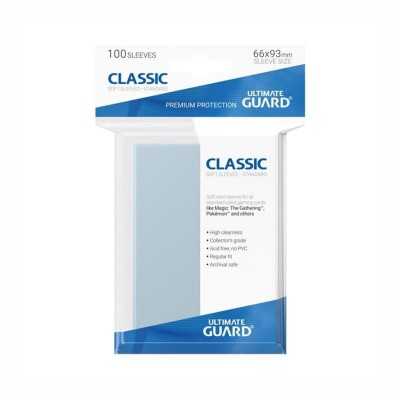 Ultimate Guard Classic Soft Sleeves Standard Size Transparent - Buste Protettive Standard (100)
