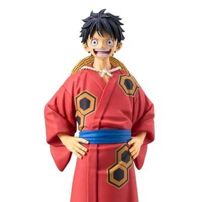 ONE PIECE - Monkey.D.Luffy Yukata Ver. Wanokuni The Grandline Series DXF Banpresto PVC Figure 16 cm