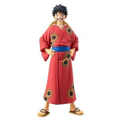 ONE PIECE - Monkey.D.Luffy Yukata Ver. Wanokuni The Grandline Series DXF Banpresto PVC Figure 16 cm