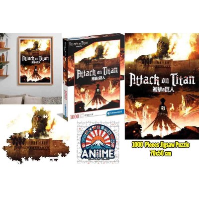 ATTACK ON TITAN - Destruction puzzle 1000 pezzi