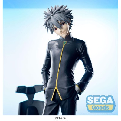 EVANGELION 3.0+1.0 Thrice Upon a Time - Kaworu Nagisa Commander Suit Ver. 2 Luminasta Sega PVC Figure 20 cm