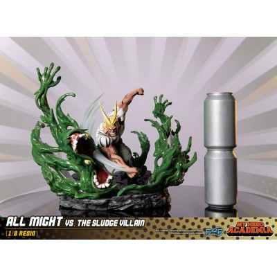 MY HERO ACADEMIA - All Might Vs. the Sludge Villain Resin Diorama First 4 Figures 30 cm