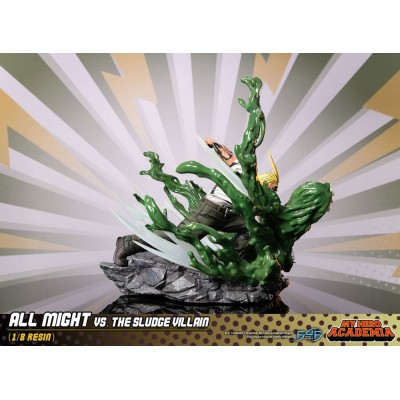 MY HERO ACADEMIA - All Might Vs. the Sludge Villain Resin Diorama First 4 Figures 30 cm