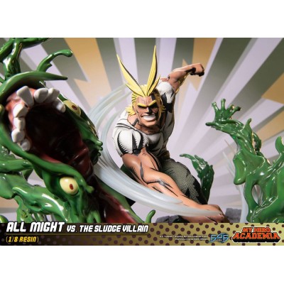 MY HERO ACADEMIA - All Might Vs. the Sludge Villain Resin Diorama First 4 Figures 30 cm