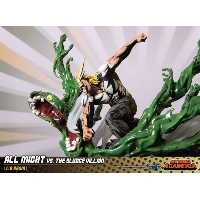 MY HERO ACADEMIA - All Might Vs. the Sludge Villain Resin Diorama First 4 Figures 30 cm