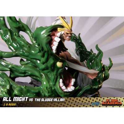 MY HERO ACADEMIA - All Might Vs. the Sludge Villain Resin Diorama First 4 Figures 30 cm