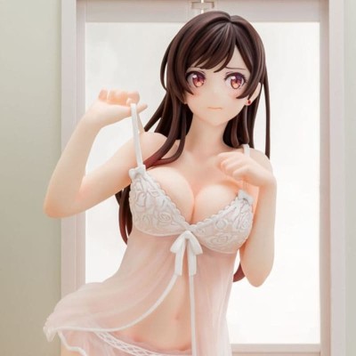 RENT A GIRLFRIEND - Chizuru Mizuhara See-through lingerie angel white Ver. 1/6 PVC Figure 23 cm