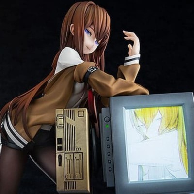 STEINS GATE - Kurisu Makise With LED Light-Up Feature 1/7 Kadokawa PVC Figure 21 cm