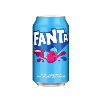 Fanta Berry bibita al gusto di mirtillo e lampone (lattina)