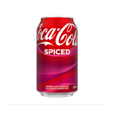 Coca Cola Spiced – lampone e spezie (Canada)