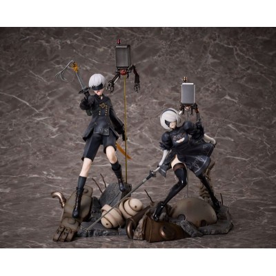 NIER AUTOMATA - 9S Deluxe Version 1/7 Aniplex PVC Figure 23 cm