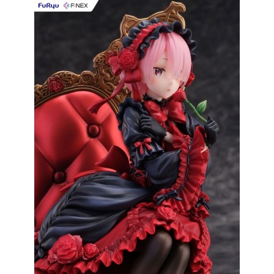 RE: ZERO - Ram Gothic Ver. 1/7 F:NEX Furyu PVC Figure 20 cm