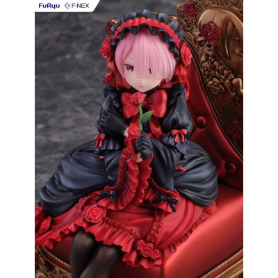 RE: ZERO - Ram Gothic Ver. 1/7 F:NEX Furyu PVC Figure 20 cm