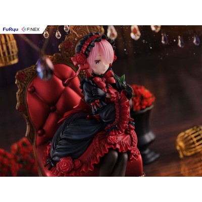 RE: ZERO - Ram Gothic Ver. 1/7 F:NEX Furyu PVC Figure 20 cm