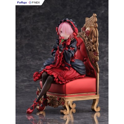 RE: ZERO - Ram Gothic Ver. 1/7 F:NEX Furyu PVC Figure 20 cm