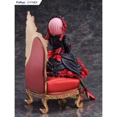 RE: ZERO - Ram Gothic Ver. 1/7 F:NEX Furyu PVC Figure 20 cm