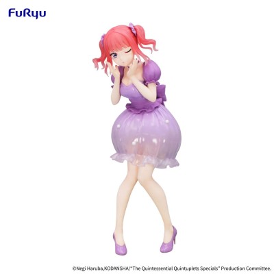 THE QUINTESSENTIAL QUINTUPLETS - Nino Nakano Pastel Dress Ver. Trio-Try-iT Furyu PVC Figure 21 cm