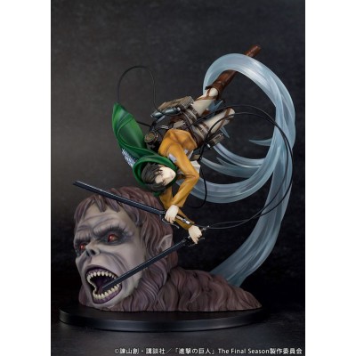 ATTACK ON TITAN - Levi vs Beast Titan Ver. 1/7 Proof PVC Figure 28 cm