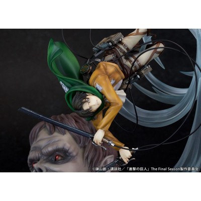 ATTACK ON TITAN - Levi vs Beast Titan Ver. 1/7 Proof PVC Figure 28 cm