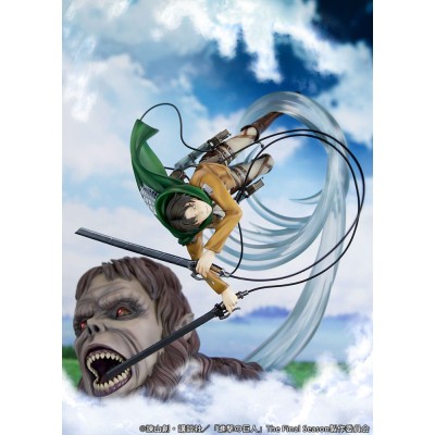 ATTACK ON TITAN - Levi vs Beast Titan Ver. 1/7 Proof PVC Figure 28 cm