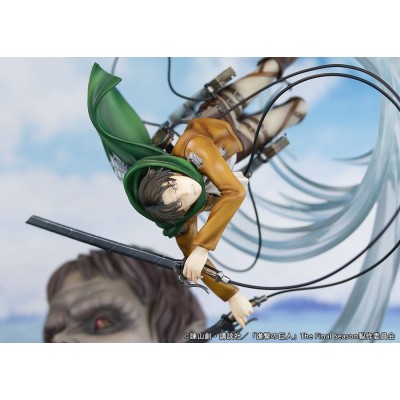 ATTACK ON TITAN - Levi vs Beast Titan Ver. 1/7 Proof PVC Figure 28 cm