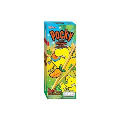 Pocky al Mango - Biscotto ricoperto da un topping al gusto mango