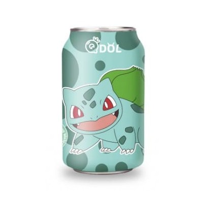 Qdol Pokemon Uva - acqua frizzante aromatizzata all'uva 330 ML