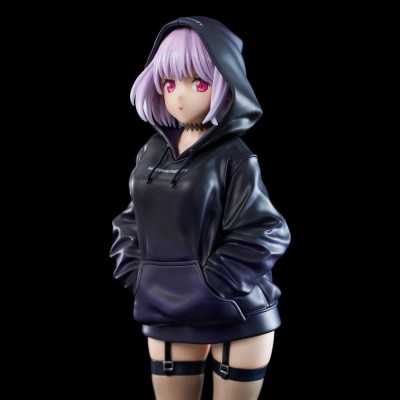 GRIDMAN UNIVERSE - Akane Shinjo Zozo Black Collection Union Creative PVC Figure 23 cm