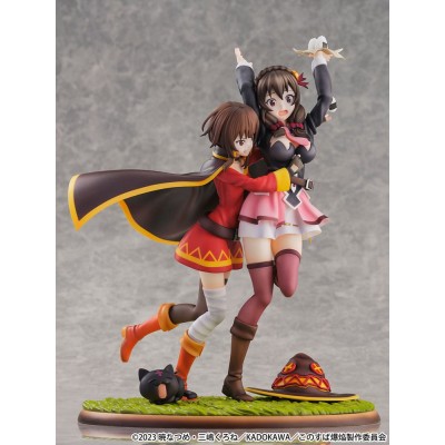 KONO SUBA - Megumin & Yunyun Futari wa Otomodachi Ver. SHIBUYA SCRAMBLE FIGURE 1/6 Estream PVC Figure 26 cm