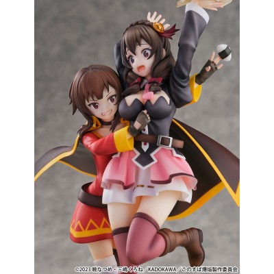 KONO SUBA - Megumin & Yunyun Futari wa Otomodachi Ver. SHIBUYA SCRAMBLE FIGURE 1/6 Estream PVC Figure 26 cm